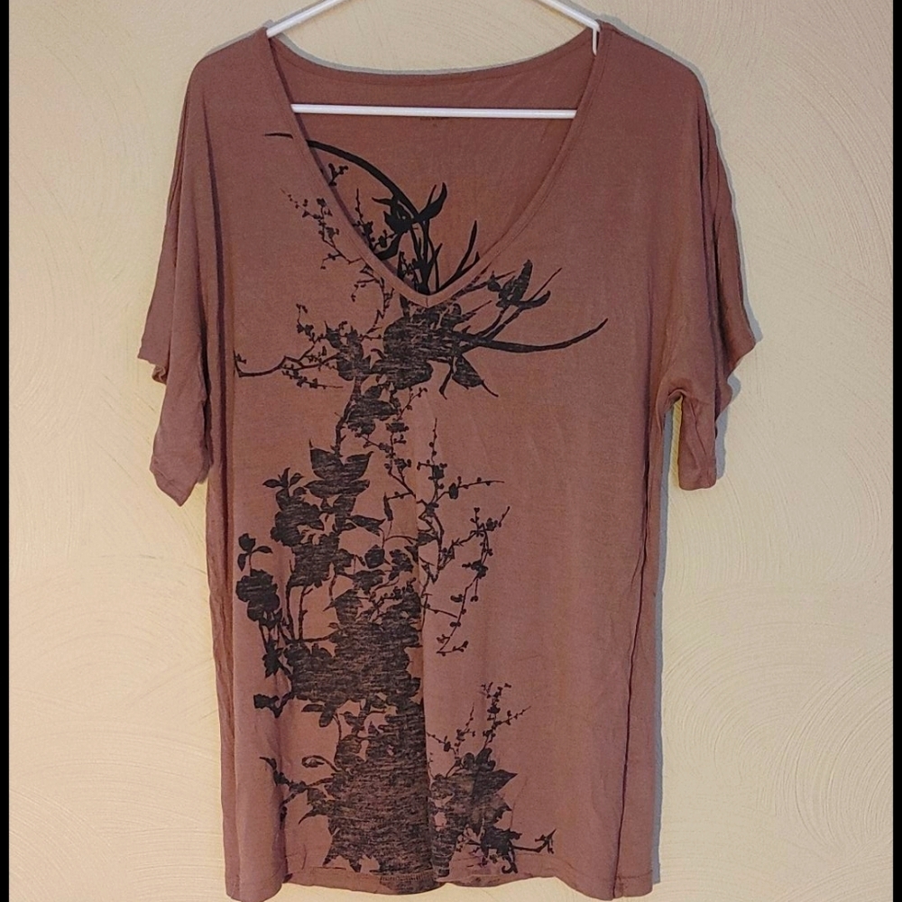 Pale Purple Dolman Sleeve Shirt